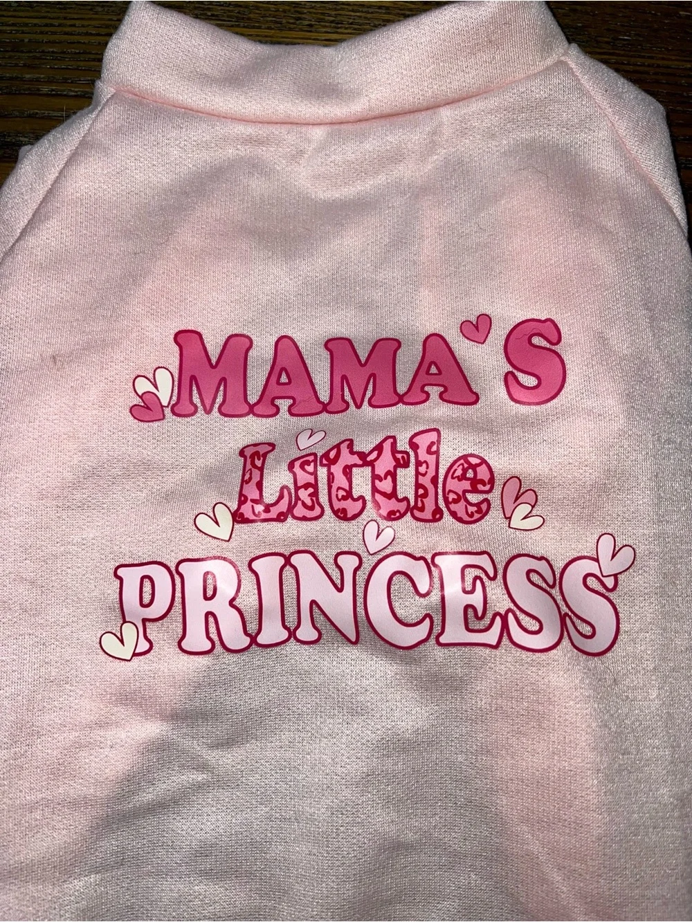 PETSIN Cute Letter Printed Pink Unisex Pet Hoodie For Cats And Dogs - M- NWOT